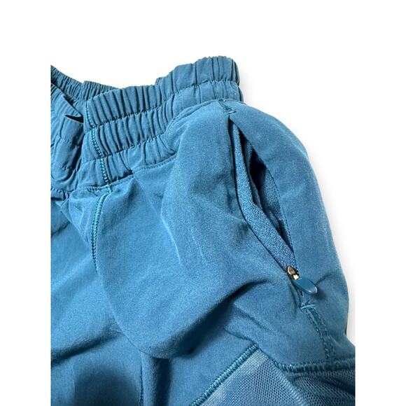 Lululemon Vibrant Blue Athletic High Performance Shorts Size 4 Regular - Picture 6 of 9